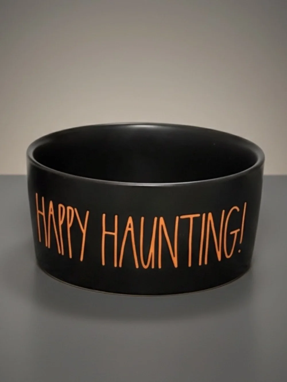 Rae Dunn Halloween Dog Bowl Set